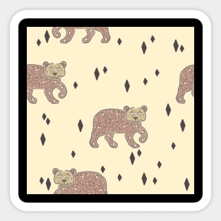 Bear Pattern Sticker